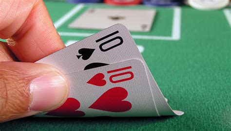 split 10s in blackjack.